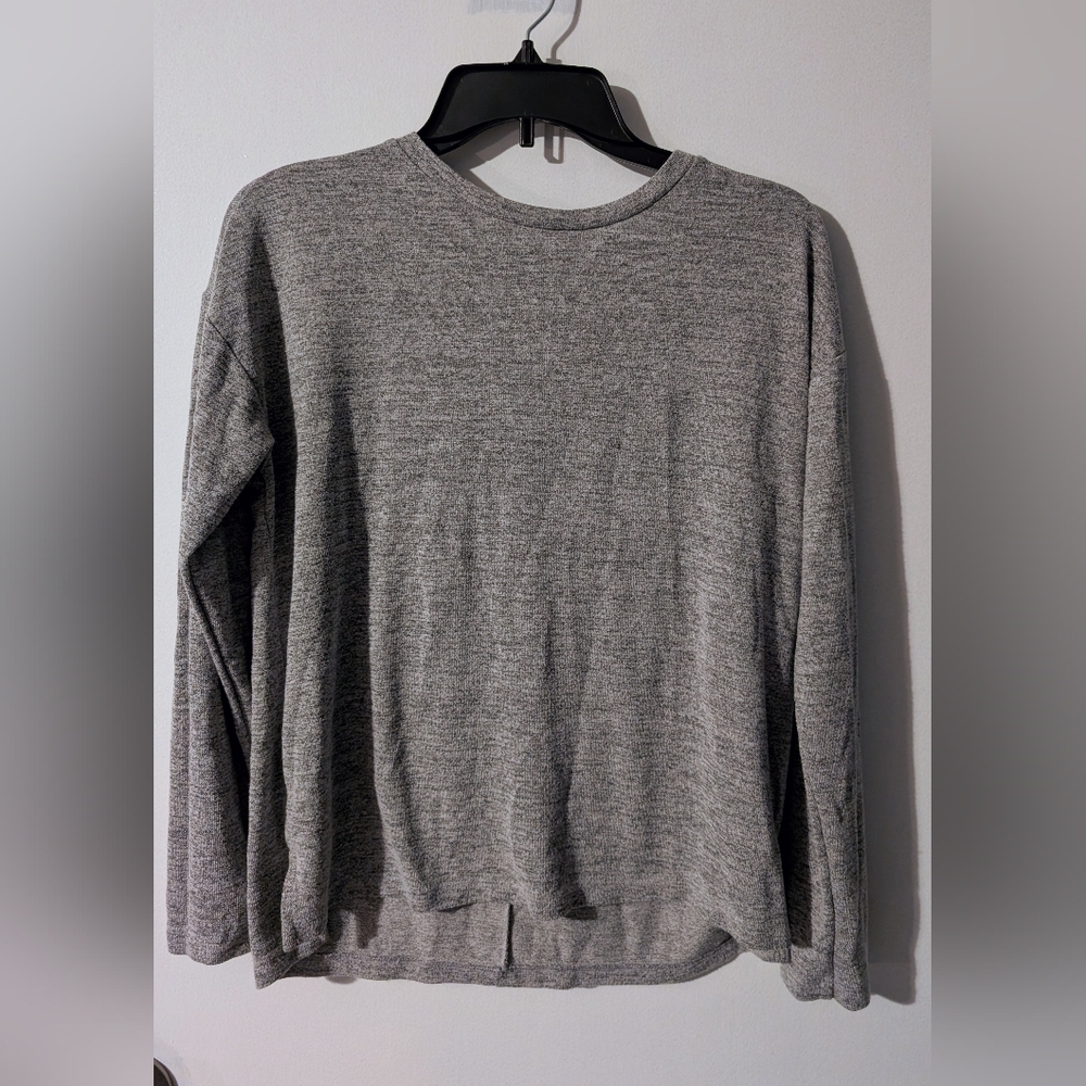 Banana Republic Factory Gray Long Sleeve Top